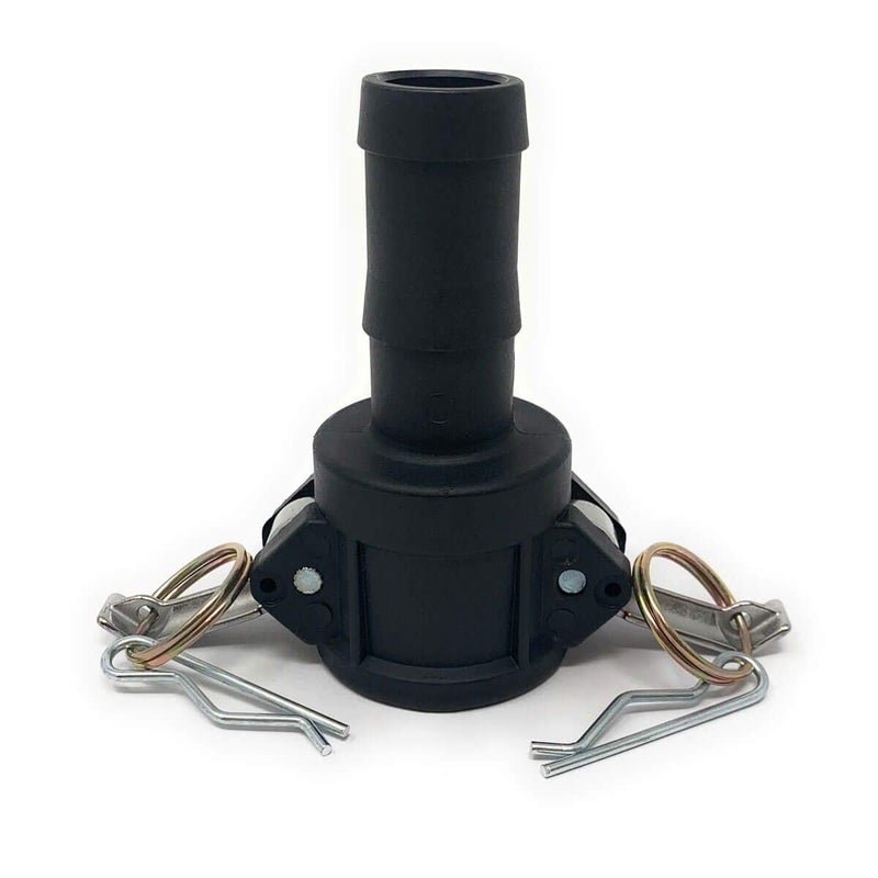 Gloxco Poly Cam Lock Fitting, Type C, 1" Female Camlock x 1" Hose Shank, Each - Image 3