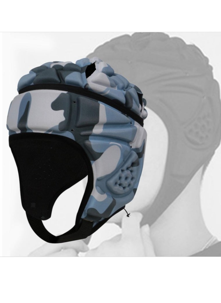 OASIS-TH - Rugby Headguards, Soft Football Helmet Football Rugby Goalkeeper Helmet Scrum Cap Soft Shell Helmet Soccer Headgear Head Protection Special Needs Protection for Youth - Image 1