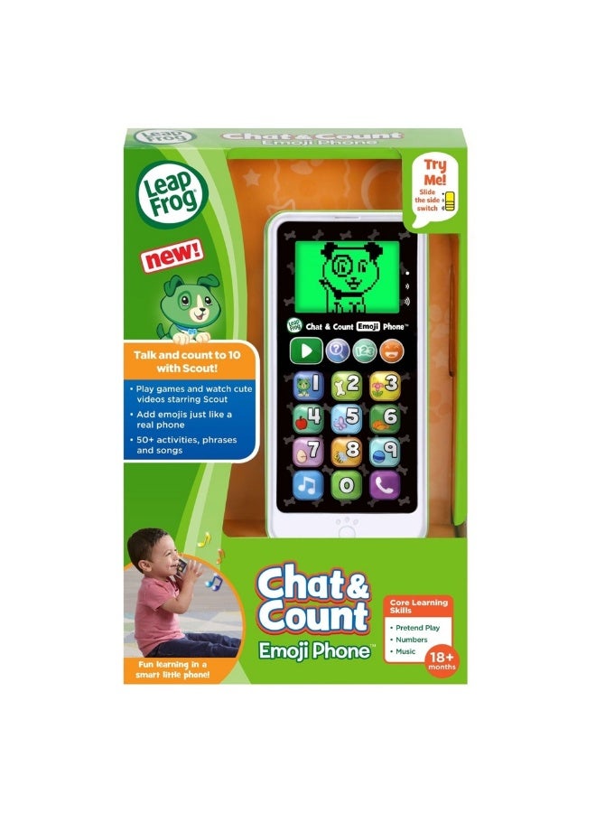 LeapFrog Chat & Count Emoji Phone (White)  - Image 3