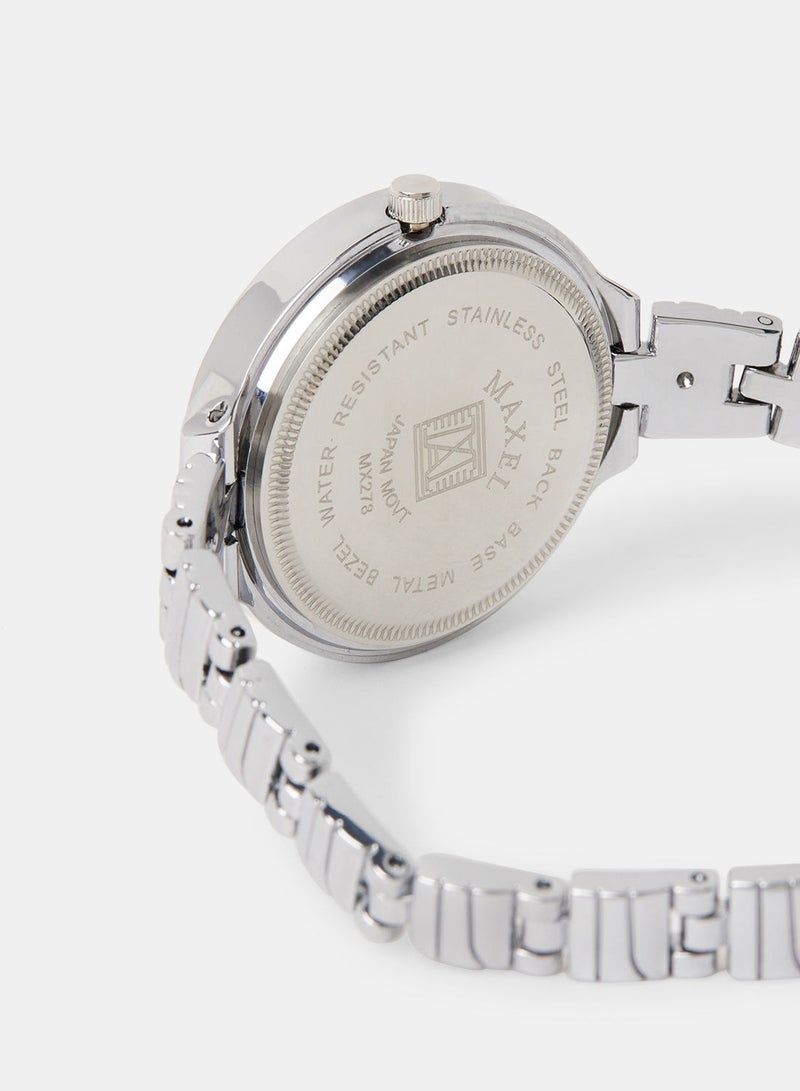 Maxel Women's Quartz Classic Fashion Analog Wrist Watch MX485 - 28mm - Image 4