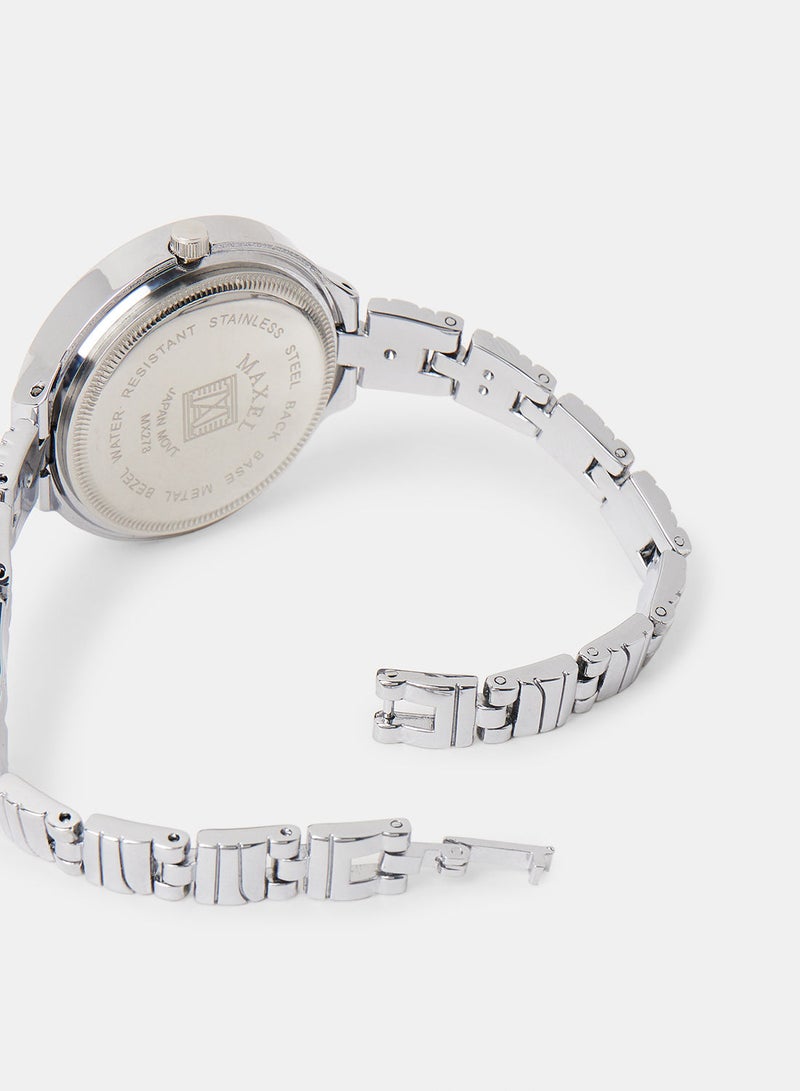 Maxel Women's Quartz Classic Fashion Analog Wrist Watch MX485 - 28mm - Image 3