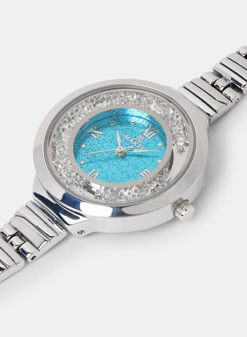 Maxel Women's Quartz Classic Fashion Analog Wrist Watch MX485 - 28mm - Image 2