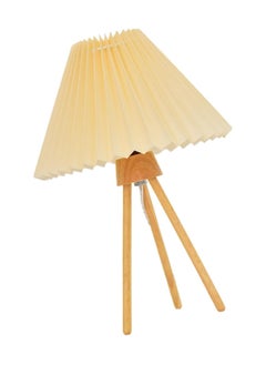 ARNOTEC Retro style multi-purpose pleated bedside table lamp LED lamp reading lamp home bedroom bedside night light mini lamp bedroom living room decorative lamp side table small space USB Port with switch (fixed brightness)  - Image 2