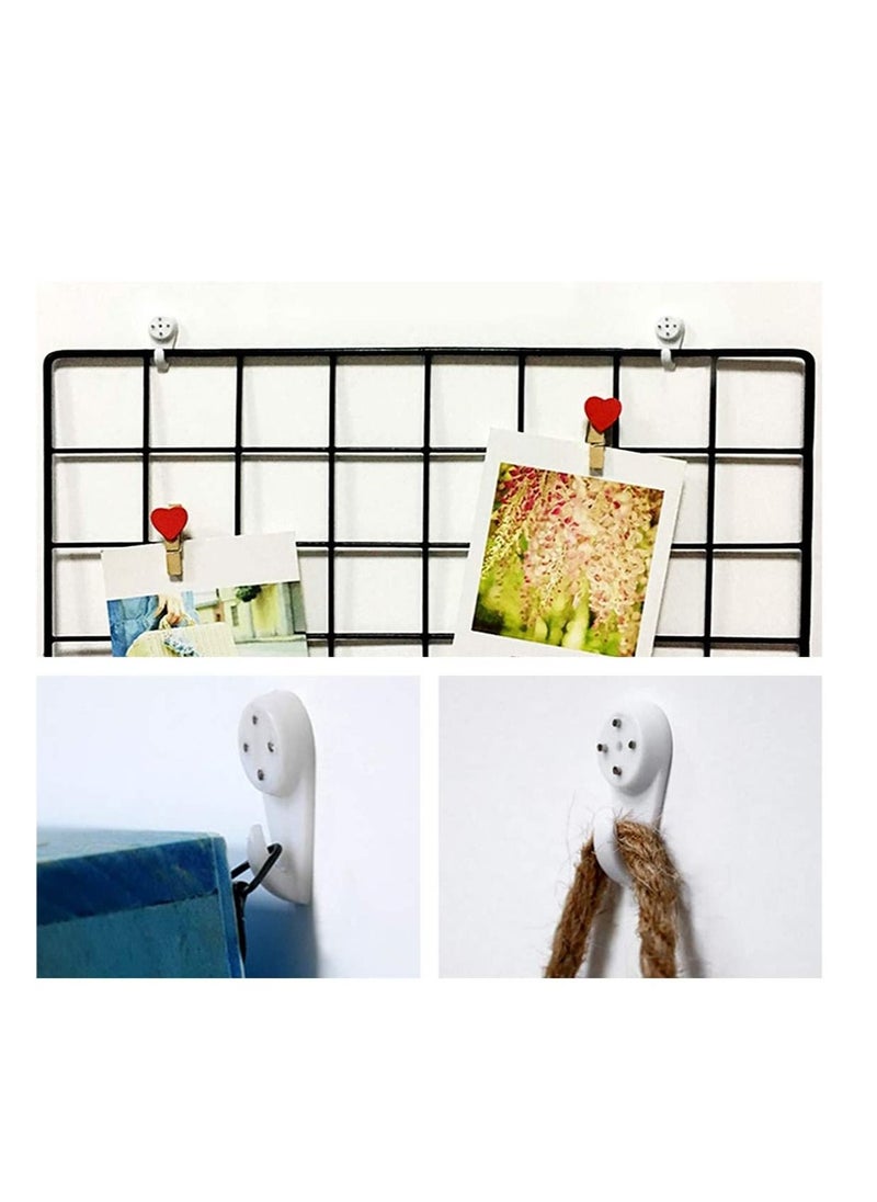 SHOWAY - 48 Pack Non Trace Picture Invisible Traceless Hardwall Hanging Hook - Image 1