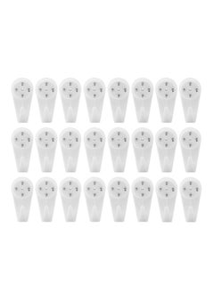 SHOWAY 48 Pack Non Trace Picture Invisible Traceless Hardwall Hanging Hook  - Image 1