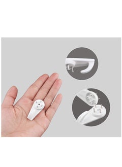 SHOWAY 48 Pack Non Trace Picture Invisible Traceless Hardwall Hanging Hook  - Image 4