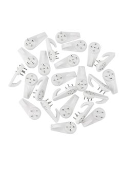 SHOWAY 48 Pack Non Trace Picture Invisible Traceless Hardwall Hanging Hook  - Image 2