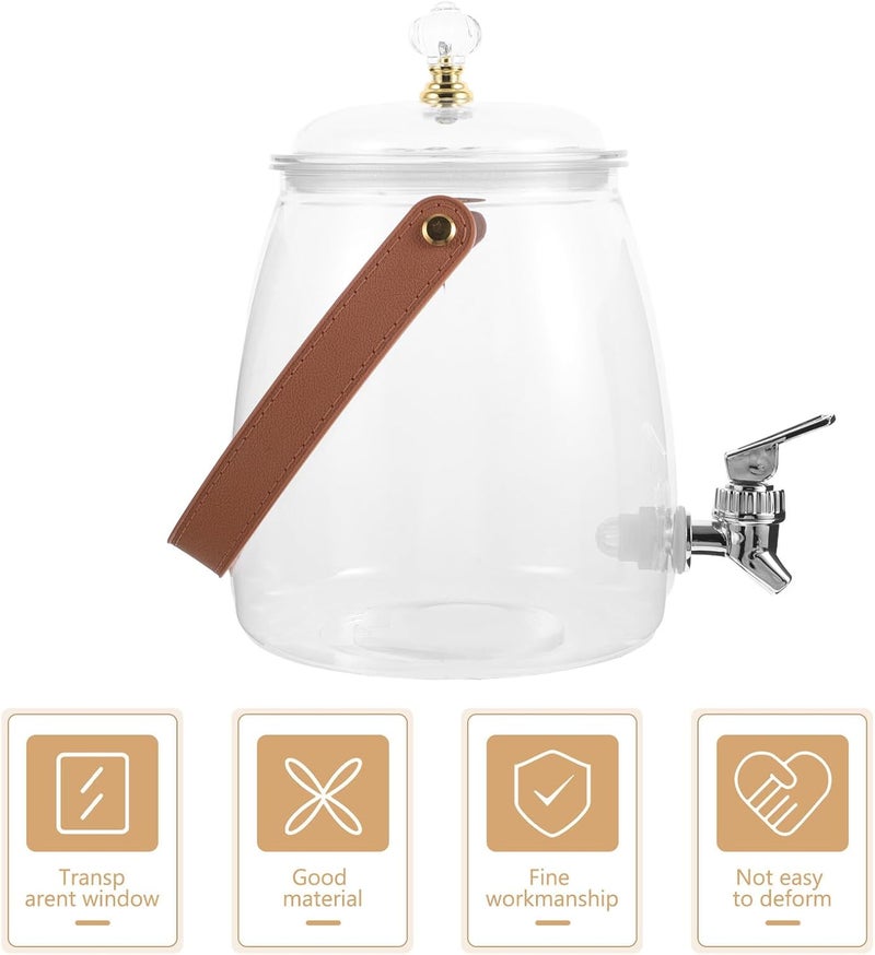 GALPADA Cold Water Dispenser 3.2l Plastic Beverage Pitcher with Faucet Summer Drink Container for Parties and Outdoor Use Random Color - Image 3
