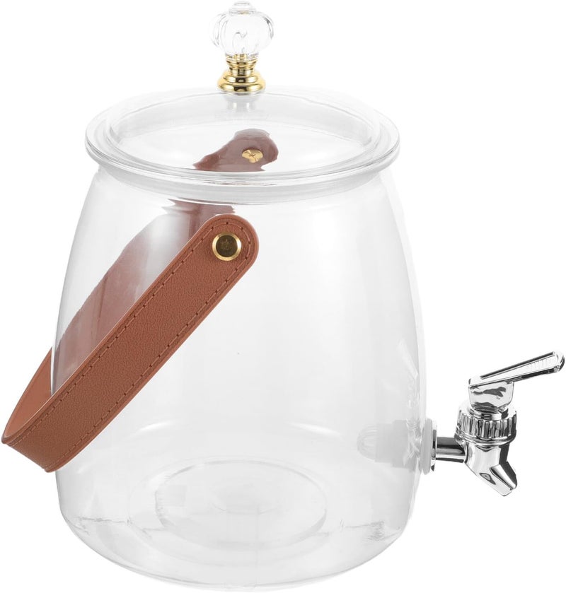 GALPADA Cold Water Dispenser 3.2l Plastic Beverage Pitcher with Faucet Summer Drink Container for Parties and Outdoor Use Random Color - Image 1