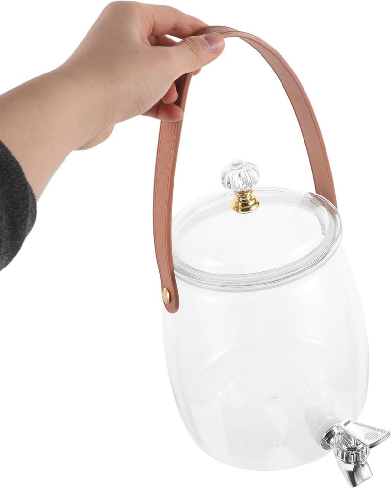 GALPADA Cold Water Dispenser 3.2l Plastic Beverage Pitcher with Faucet Summer Drink Container for Parties and Outdoor Use Random Color - Image 4