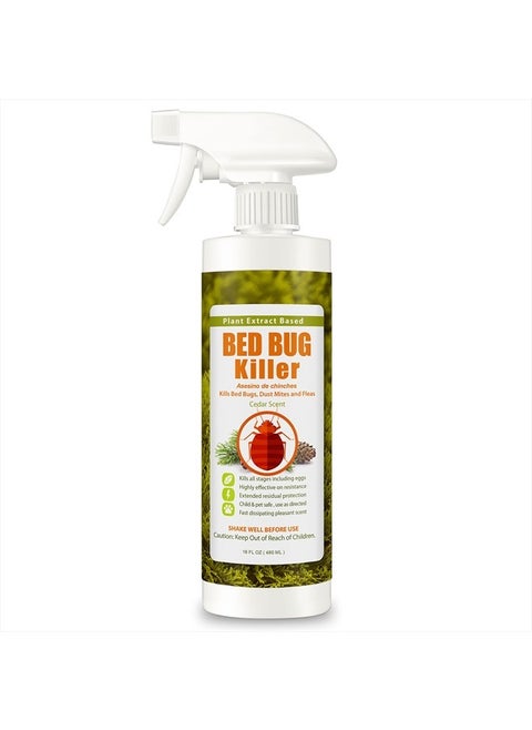 Bed Bug Killer 16 oz EcoVenger by EcoRaider, 100% Kill Efficacy, Bedbugs  Mites, Kills Eggs  the Resistant, Lasting Protection, USDA BIO-certified, Plant Extract Based  Non-Toxic, Child  Pet Safe