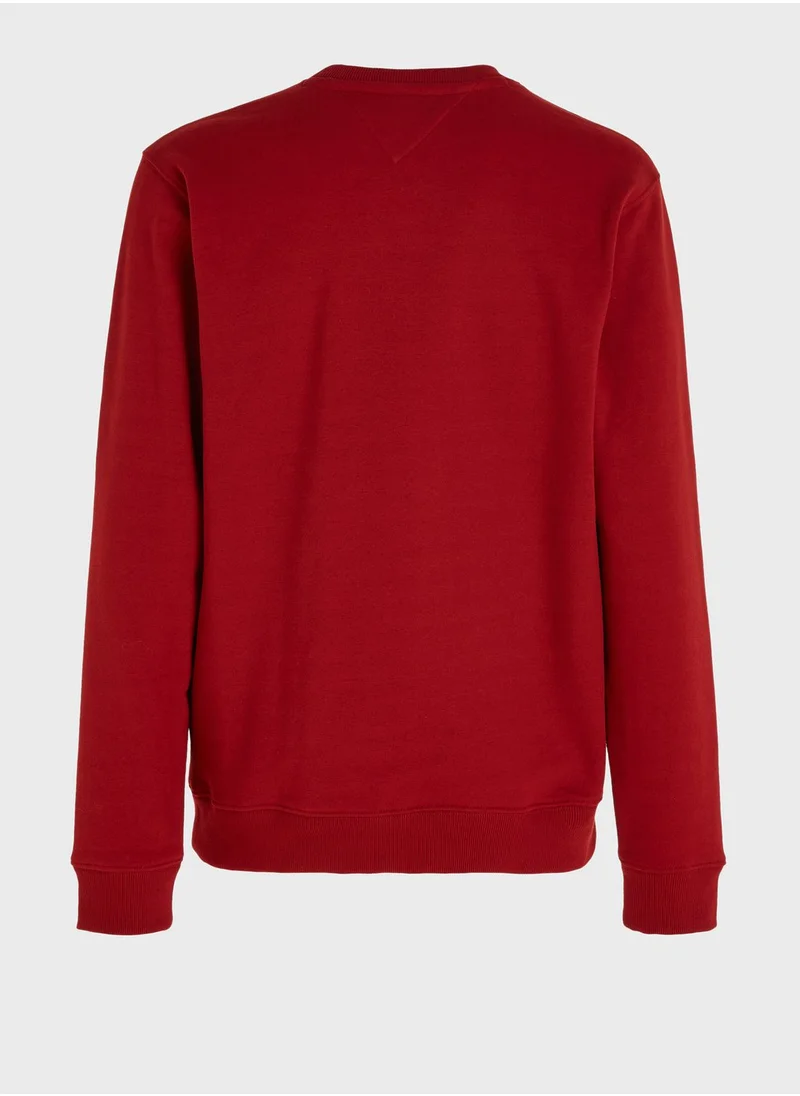 TOMMY JEANS Text Print Modern Sweatshirt