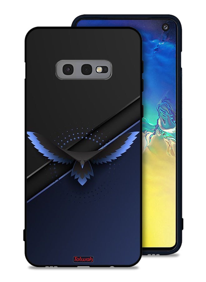Tolwak Samsung Galaxy S10e Protective Case Cover Eagle Digital Abstract Art - Image 1