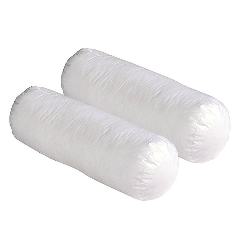 Wellkia Wellkia Fancy White Cotton Bolster 2 - Image 1