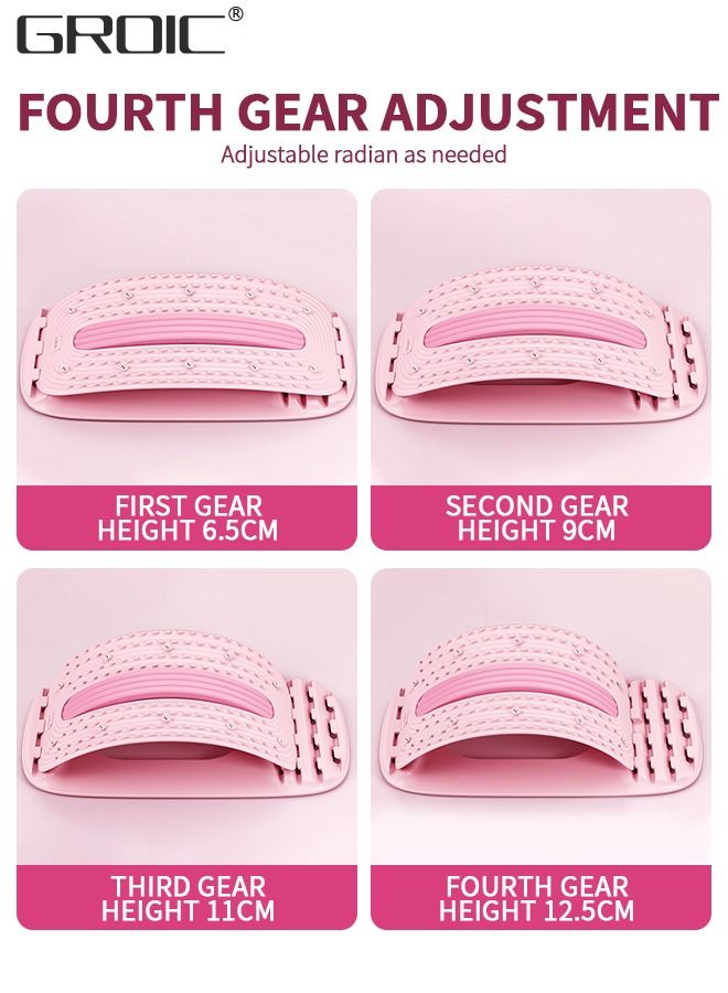 GROIC Back Stretcher and Neck Stretcher for Pain Relief, Multi-Level Magnetic Therapy Back Cracker Device Back Arch Stretcher, Ergonomic Neck Cervical Traction Device Chiropractic Pillow - Image 4