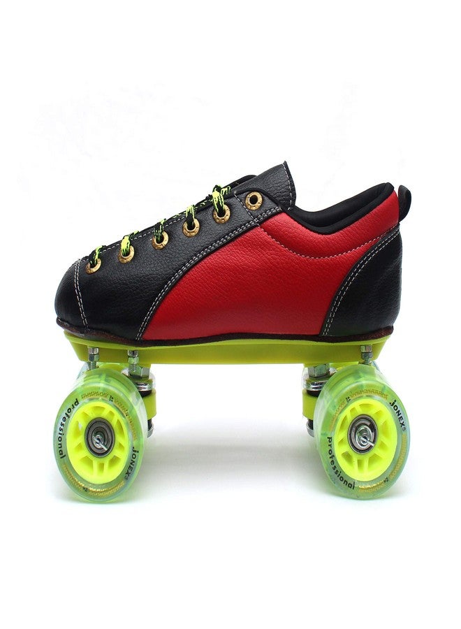 Jonex JJ Jonex Shoe Skates, Shoe Skates for Kids, Fix Body Shoe Skates (3 UK/Ind, Black Red- Professional) - Image 4
