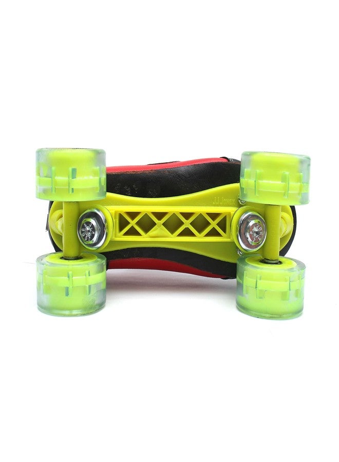 Jonex JJ Jonex Shoe Skates, Shoe Skates for Kids, Fix Body Shoe Skates (3 UK/Ind, Black Red- Professional) - Image 5