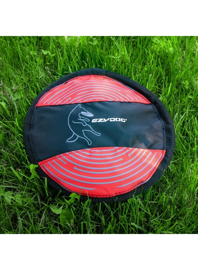 EzyDog Fido Flyer Dog Disc Frisbee Toy - Heavy Duty Nylon-Reinforced Webbing for Durability - Lightweight and Perfect for Fetching, Running and Exercise - Designed for Small, Medium and Large Dogs - Image 5