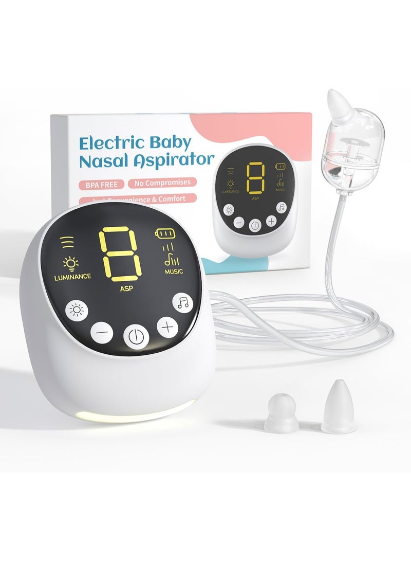 general Nasal Aspirator for Baby Electric Baby Nose Sucker with Adjustable 9 Levels Suction Rechargeable with Night Light and Nursery Rhyme - Image 1
