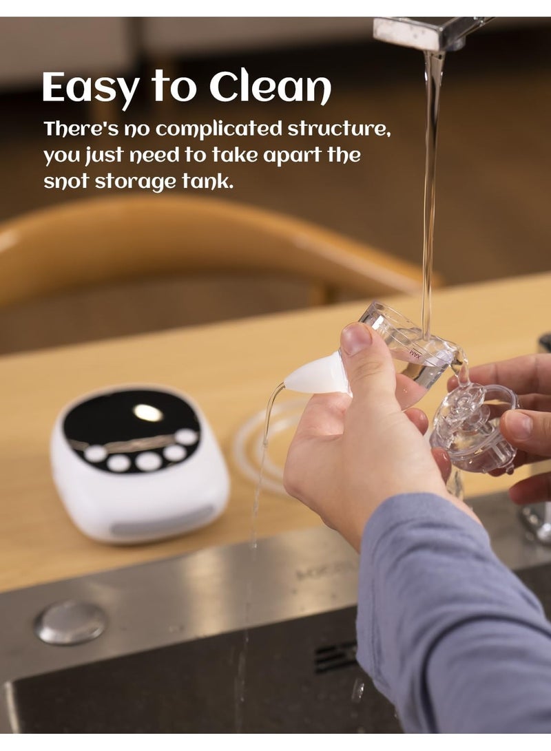 general Nasal Aspirator for Baby Electric Baby Nose Sucker with Adjustable 9 Levels Suction Rechargeable with Night Light and Nursery Rhyme - Image 3