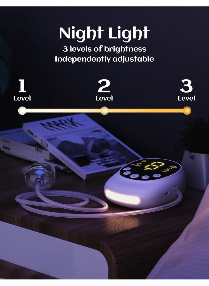 general Nasal Aspirator for Baby Electric Baby Nose Sucker with Adjustable 9 Levels Suction Rechargeable with Night Light and Nursery Rhyme - Image 2