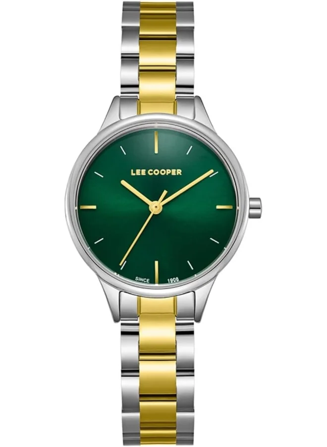 لي كوبر LEE COOPER Women Analog Dark Green Dial Watch - LC08080.270