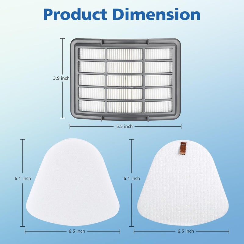 LINNIW 4+2 Pack Filters for Shark Vacuum Navigator Lift Away Filter Replacement Models NV350 NV351 NV352 NV355 NV356E NV360 UV440 UV540 CU500 XFF350 XHF350 - Image 5