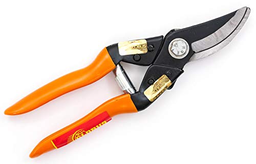 GLOBUS 1253 STEEL GARDEN TOOLS SET/3 PCS (MAJOR PRUNER, GARDEN SCISSOR AND TRANSPLANTER ORANGE COLOUR HANDLE) - Image 3