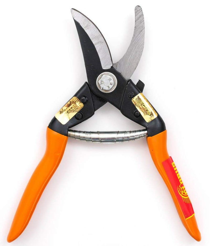 GLOBUS 1253 STEEL GARDEN TOOLS SET/3 PCS (MAJOR PRUNER, GARDEN SCISSOR AND TRANSPLANTER ORANGE COLOUR HANDLE) - Image 2