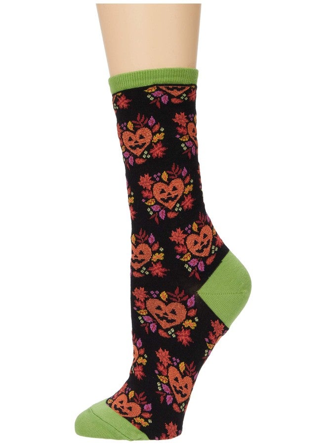 Socksmith I Heart Halloween Black 9-11 (Women's Shoe Sizes 5-10.5)