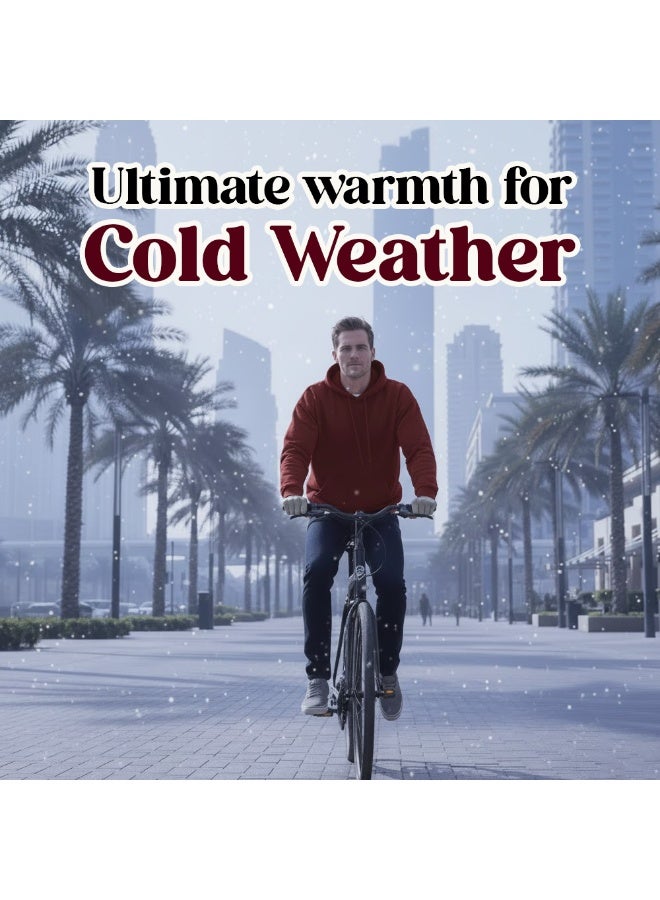 برينت شوب فور مي هوديي للرجال - بلوفر كلاسيكي بقلنسوة للرجال - هودي ناعم ومريح للارتداء اليومي، بدون سحاب، سويت شيرت دافئ وأنيق للخريف والشتاء - Image 3