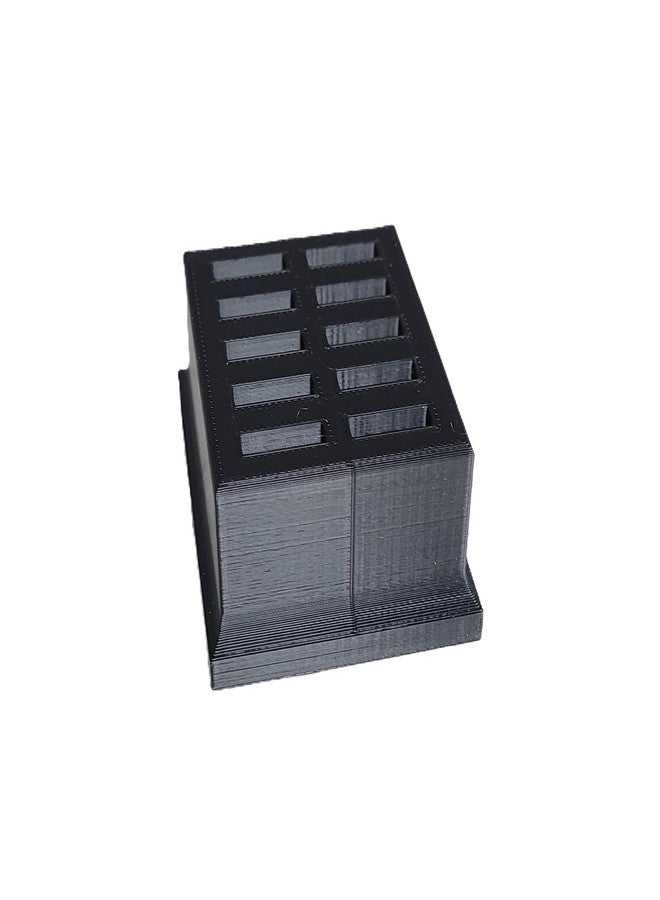 Znet3D Eye Drop Vials Holder & Storage - Single-Use Disposable Eye Drop Vials - hold upright 10 medicated vials (Black - Image 4