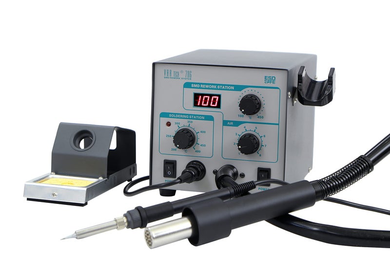 VAR TECH 706 Rework system 2 in 1 Soldering and SMD rework station Industrial Grade - Image 2