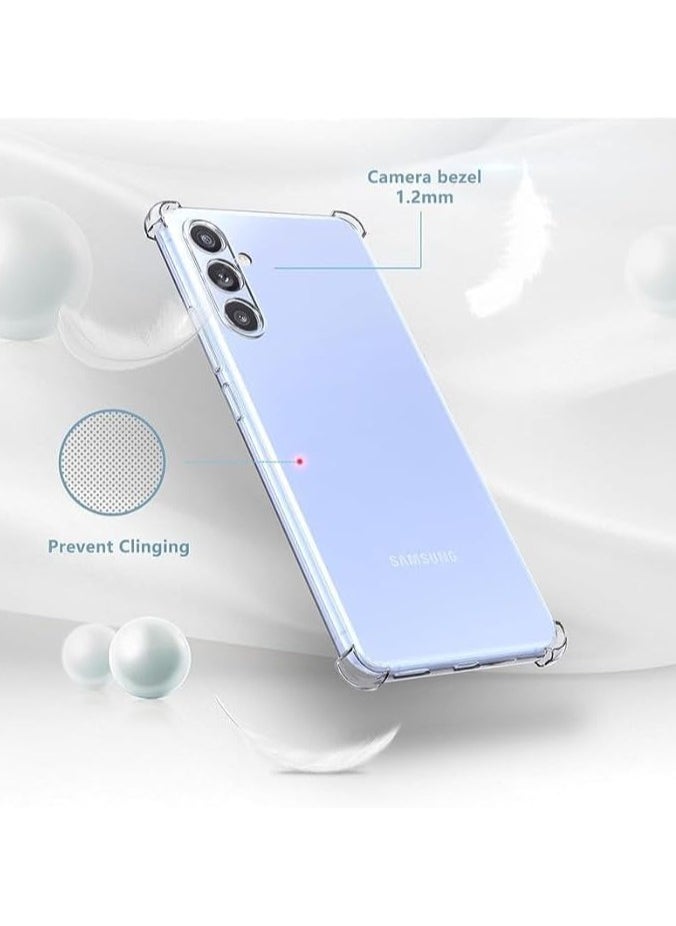 Generic - Samsung Galaxy S25 5G Cover Case soft TPU Transparent  Back Protective Case Shock Absorbent Reinforced Bumper Corners Clear Case for S25 Clear 5G - Image 1
