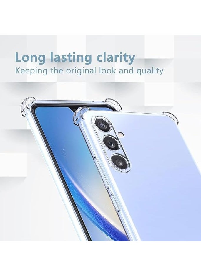 Generic - Samsung Galaxy S25 5G Cover Case soft TPU Transparent  Back Protective Case Shock Absorbent Reinforced Bumper Corners Clear Case for S25 Clear 5G - Image 1