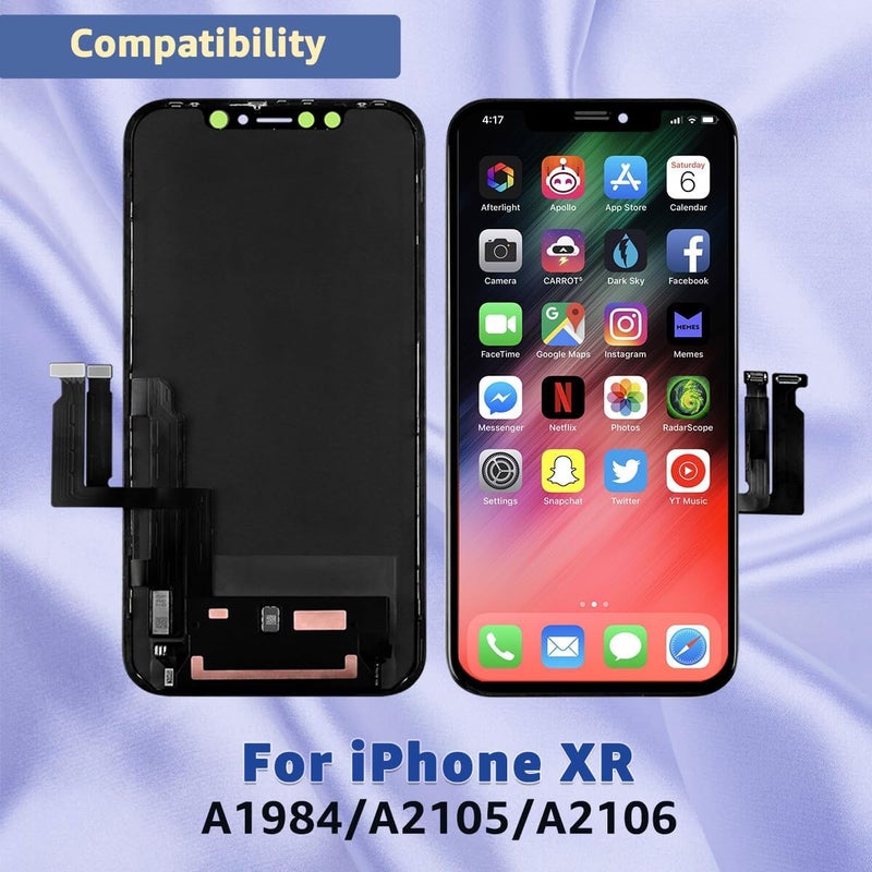 Yodoit for iPhone XR Screen Replacement 6.1 Inch LCD Display Touch Digitizer with Tool Kit, Compatible with Model A1984, A2105, A2106, A2107 - Image 2