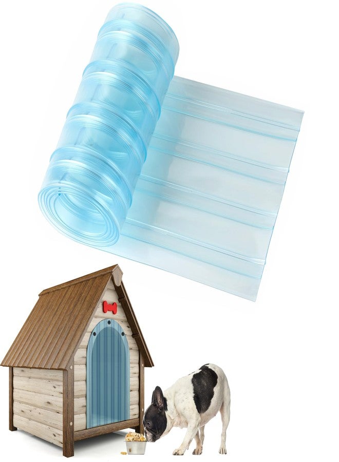 Ysglory Dog Door Replacement Flap Plastic Vinyl Door Strips Transparent Dog House Door Flap Strips for DIY Dog or Cat Door, Easy to Cut & Install, 7.9 in x 4.9 ft - Image 1
