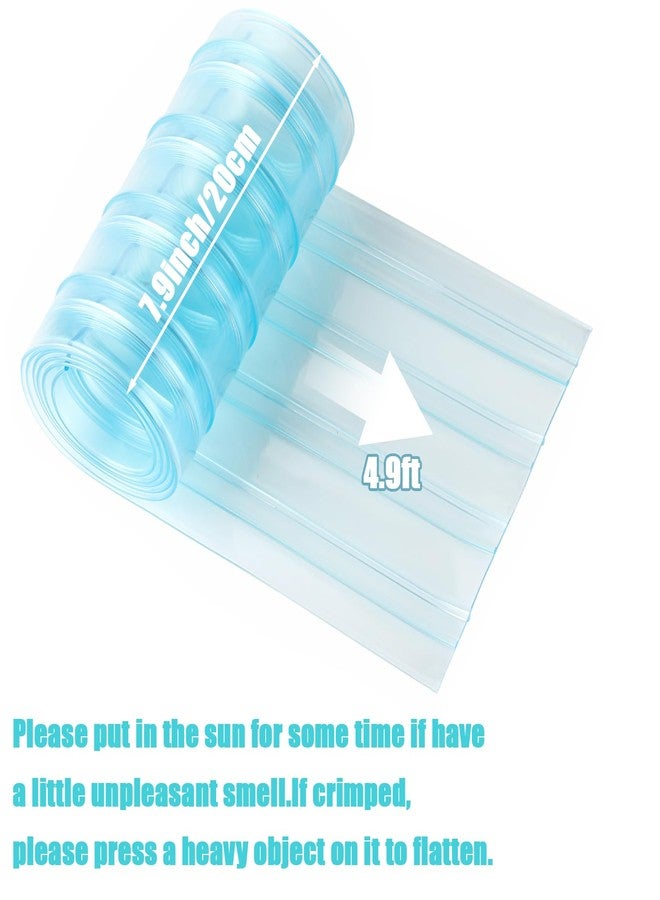 Ysglory Dog Door Replacement Flap Plastic Vinyl Door Strips Transparent Dog House Door Flap Strips for DIY Dog or Cat Door, Easy to Cut & Install, 7.9 in x 4.9 ft - Image 3