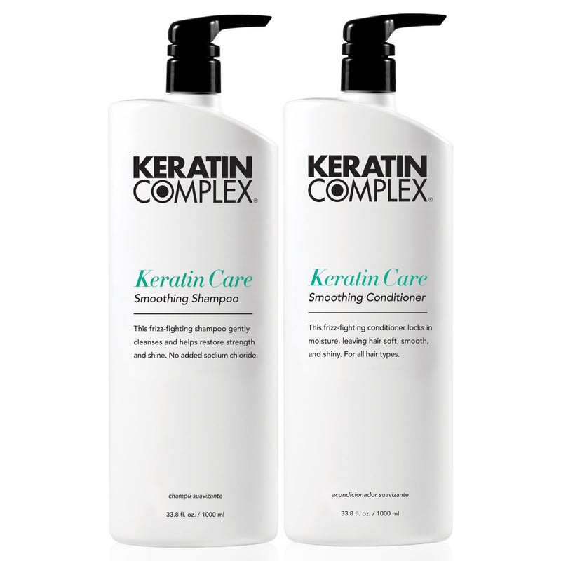 Keratin Complex  Keratin Care Smoothing Shampoo  Conditioner Duo  338 fl oz Each