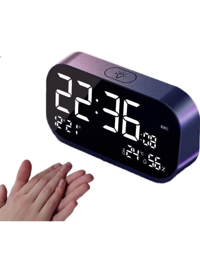 TIMESS Alarm Clock Large Volume Smart New Student Special Wake-Up Artifact Temperature And Humidity Sleepy Charging Electronic Clock - Image 1