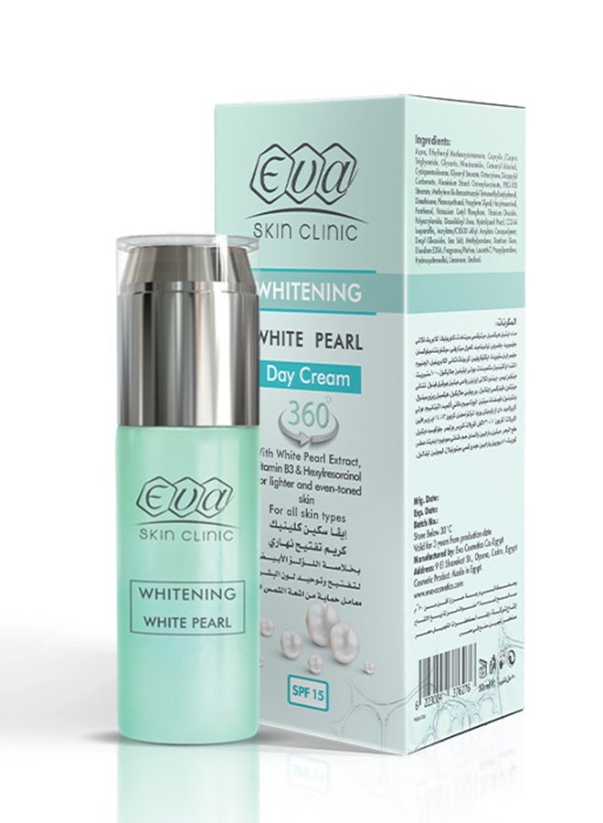 Eva Skin Clinic White Pearl Day Cream 50 Ml + Eye Cream 15 ML - Image 2