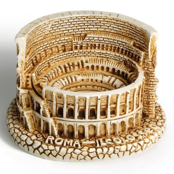 Roman Colosseum Italian Souvenirs Colosseum Model Resin Mini Size Colosseum Sculpture Ancient Roman Architecture Home Desktop Dcor Italy Gifts