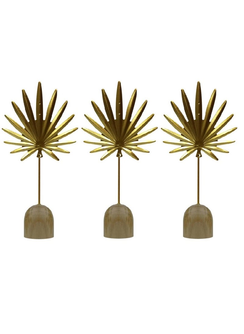 AIWANTO 3pcs Artificial Flower Decoration Flower Vase Home Decor Office Desktop Table Rooms  - Image 1