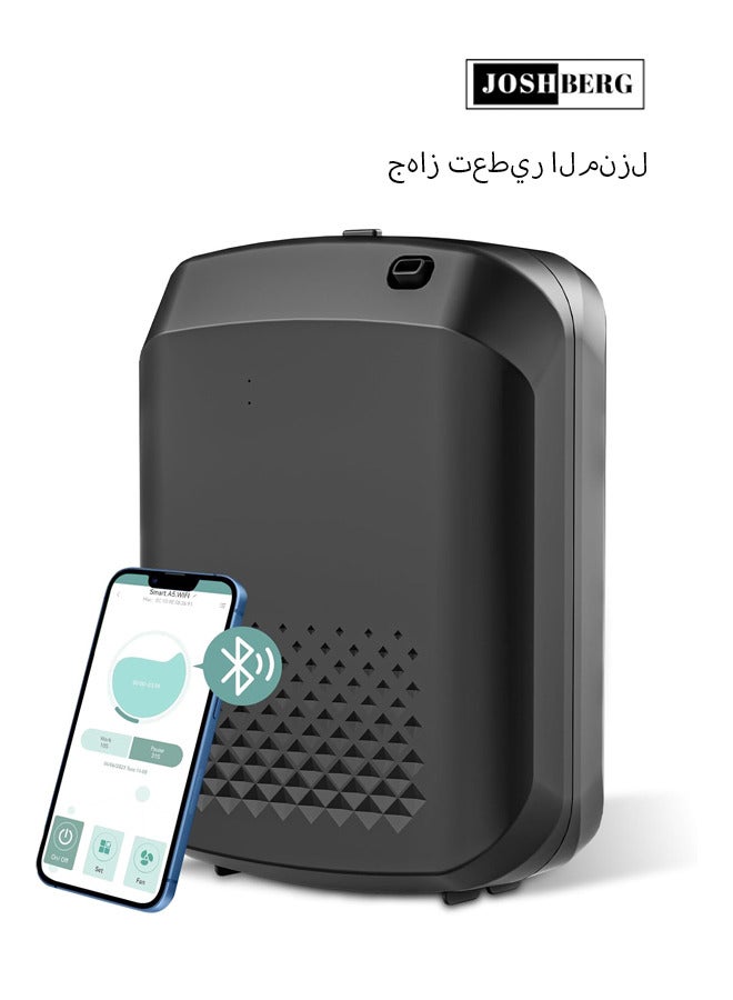 Joshberg Smart Scent Air Machine for Home, 1000m³ Coverage Hotel Collection Diffuser with Smart Cold Air Tech, Bluetooth Cold Air Diffusers with Smart APP Control,400ml Cold Air Scent Diffuser for Hotels, Offices, Homes, Spas, Bathrooms,Black - Image 1