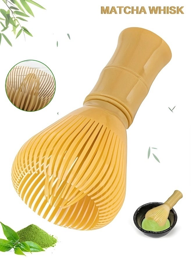 Reusable Plastic Matcha Whisk, Durable ABS PP Resin Chasen Brush Detachable Foam Mixing Tool for Matcha Green Tea Powder Latte Making and Daily Use - Image 1