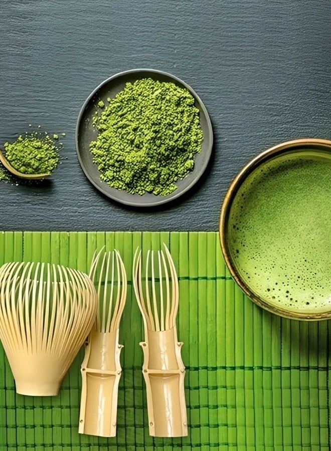 Reusable Plastic Matcha Whisk, Durable ABS PP Resin Chasen Brush Detachable Foam Mixing Tool for Matcha Green Tea Powder Latte Making and Daily Use - Image 4