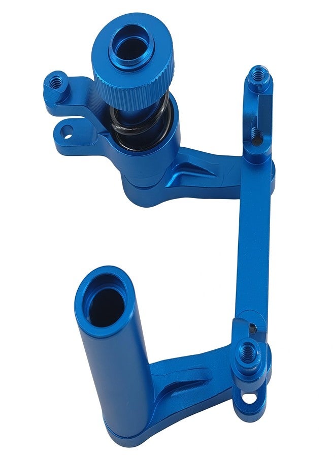 Ruivexi Aluminum Steering Bellcrank & Link Set for Traxxas 1/10 T-Maxx 3.3 / E-Maxx RC Cars - Upgrade Replacement Part #4945 (Blue) - Image 3