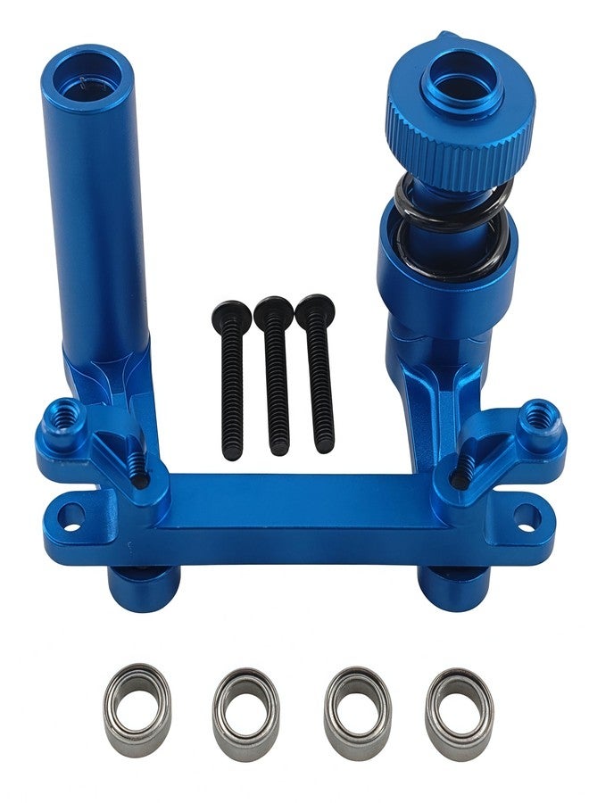 Ruivexi Aluminum Steering Bellcrank & Link Set for Traxxas 1/10 T-Maxx 3.3 / E-Maxx RC Cars - Upgrade Replacement Part #4945 (Blue) - Image 2