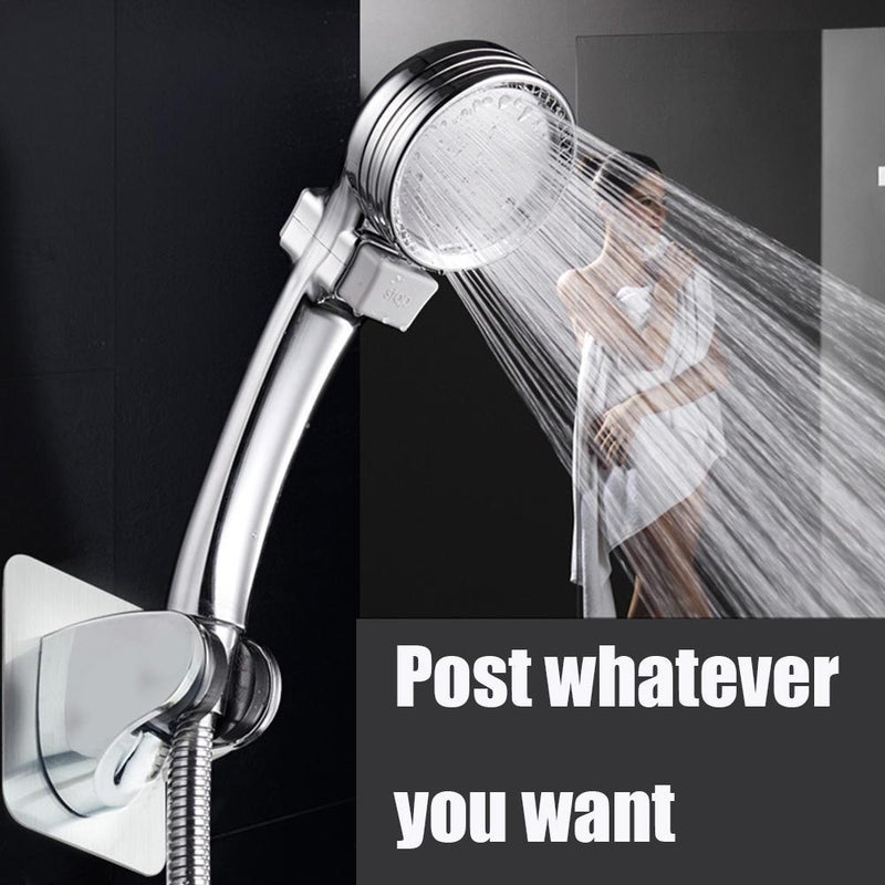 No-drill, traceless shower head bracket, adjustable shower head accessory, shower head holder, flower drying base wholesale. - Image 4