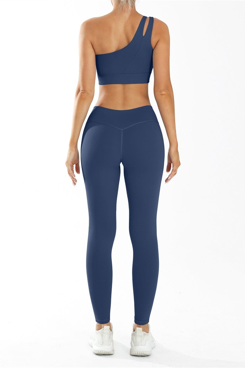 general Yoga Set Women Sport Bra Fitness Leggings Tracksuits 2 Pieces Gym Suit Sportswear - Image 3